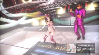 MMD r18 PiNK CAT After Sex Show 3d hentai