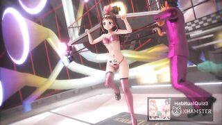 MMD r18 PiNK CAT After Sex Show 3d hentai