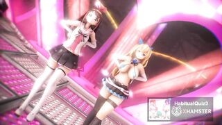 mmd r18 Kizuna AI & Mirai Akari Conqueror and Sex Party 3d hentai