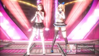 mmd r18 Kizuna AI & Mirai Akari Conqueror and Sex Party 3d hentai