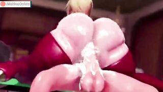 Futanari Anal Huge Cumshots 3D Hentai| MakimaOrders