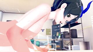 Ruka Sarashina Kanojo Okarishimasu 3D HENTAI 6/8