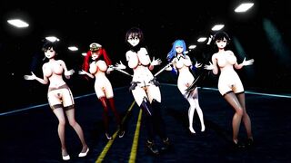 Mmd Azur Lane Sexy MILF Hot and Sexy 3d Hentai they will make you Surrender after Sex