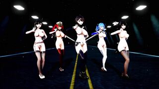 Mmd Azur Lane Sexy MILF Hot and Sexy 3d Hentai they will make you Surrender after Sex