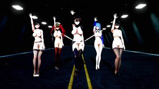 Mmd Azur Lane Sexy MILF Hot and Sexy 3d Hentai they will make you Surrender after Sex