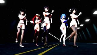 Mmd Azur Lane Sexy MILF Hot and Sexy 3d Hentai they will make you Surrender after Sex