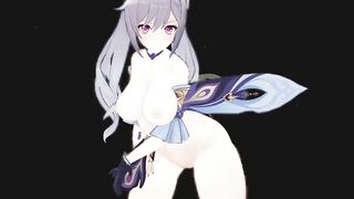 Mmd R18 2 Phut Hon & Genshin Impact - Mona - Keqing - Lisa - Venti - Amber Fap Challenge