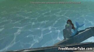 3D Little Mermaid babe Ariel gets fucked hard3-high 2