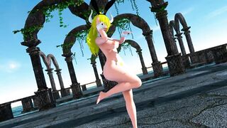 Mmd Bowsette used Big Bad Dragon Dildo in her Ass to Satisfy her Fans