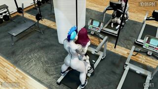 Three Times the Workout [FEMALE X FUTA] SFM