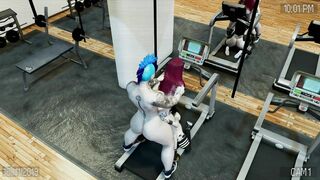 Three Times the Workout [FEMALE X FUTA] SFM