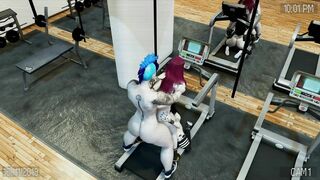 Three Times the Workout [FEMALE X FUTA] SFM