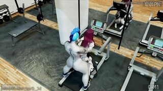 Three Times the Workout [FEMALE X FUTA] SFM