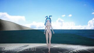 Miku - T-Ara - Bunny Style - Beach Stage 1287