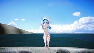 Miku - T-Ara - Bunny Style - Beach Stage 1287