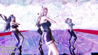 [MMD] KDA - more Ahri Akali Evelynn Kaisa Kda Seraphine all out 4K 60FPS