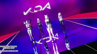 [MMD] KDA - more Ahri Akali Evelynn Kaisa Kda Seraphine all out 4K 60FPS