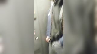 Caught Jerking off on Elevator