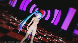 Miku is Showing her all and Dancing to - Lupin -1191