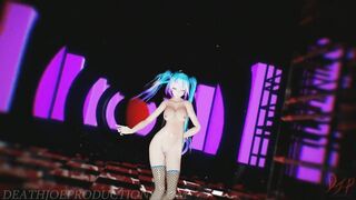 Miku is Showing her all and Dancing to - Lupin -1191