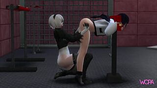 [TRAILER] Nier Automata 2B sexually dominating Tifa Lockhart