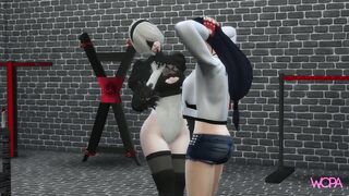 [TRAILER] Nier Automata 2B sexually dominating Tifa Lockhart