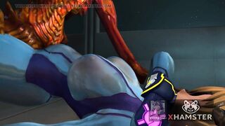 samus 3d hentai anal sex for the alien king space sex adventure