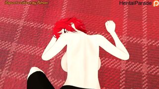 Rubbing your Dick on Tomo Aizawa Ass Tomo-chan Hentai Uncensored