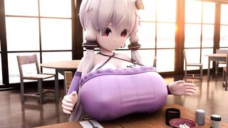 Table Top Swelling (Giantess growth Animation)