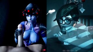 JOI Split Screen Compilation #1 - Overwatch