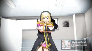 mmd r18 StepSister Charlotte the nun fuck sex 3d hentai