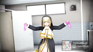 mmd r18 StepSister Charlotte the nun fuck sex 3d hentai