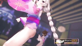 mmd r18 Akari chan LOVE & JOY happy bitch 3d hentai