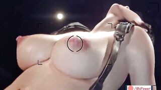 Tifa Anal Ride with Pissing on You and taking your Cum in her Ass