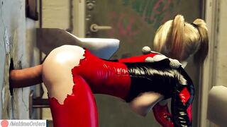 Harley Fucked on Glory Holl Until Cum