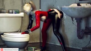 Harley Fucked on Glory Holl Until Cum