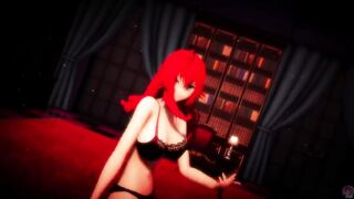 MMD R18 Rias Gremory Follow the Leader