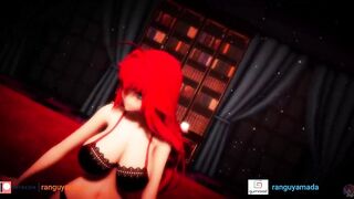 MMD R18 Rias Gremory Follow the Leader