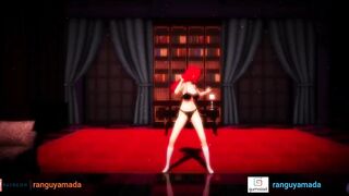 MMD R18 Rias Gremory Follow the Leader