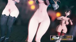 mmd Red Flavor Amber Lisa Jean sexy bitch 3d hentai