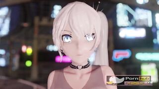 mmd r18 Shake it Weiss Blender 3d hentai