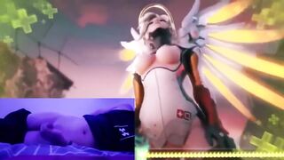 Let's Play Mercy Fap Hero! Tired and Sore After The Gym, I Need Healing!