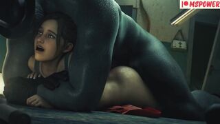 Claire Redfield n MrX Anal Stretch