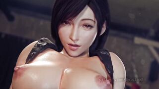 Tifa Lockhart - Thighjob ( Final Fantasy 7 ) ( HD )