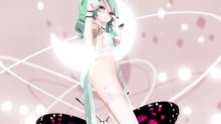 Miku x insect - Soft Green Hair Color Edit smixix