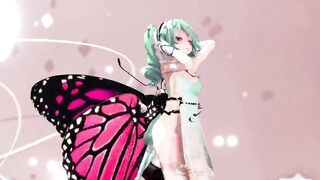 Miku x insect - Soft Green Hair Color Edit smixix