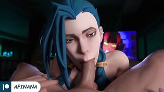 Jinx Hard Fuck with Huge Dick Until Cum