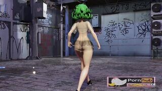 mmd r18 Bunny Style Tatsumaki sexy bitch princess cum swallow for the king goblin 3d hentai