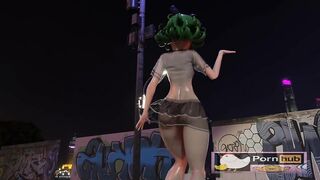 mmd r18 Bunny Style Tatsumaki Full sex dance 3d hentai fuck public milf cum swallow princess