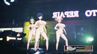 mmd r18 Gee Girls Generation Toga Uraraka Kyoka 3d hentai sex dance